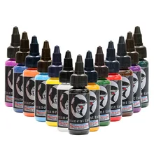 Профессиональные татуировки новая Design14 вида основного Цвета, набор чернил для татуажа, пигмент для микроблейдинга комплект 1 oz(30 мл) тела татуировки