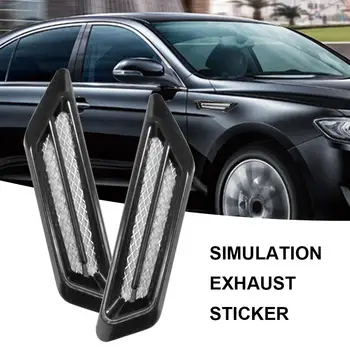 

Simulation Exhaust Sticker Car Exterior Decorative Vents Inlet Air Outlet Car Modification Car Stickers Universal Car Styling