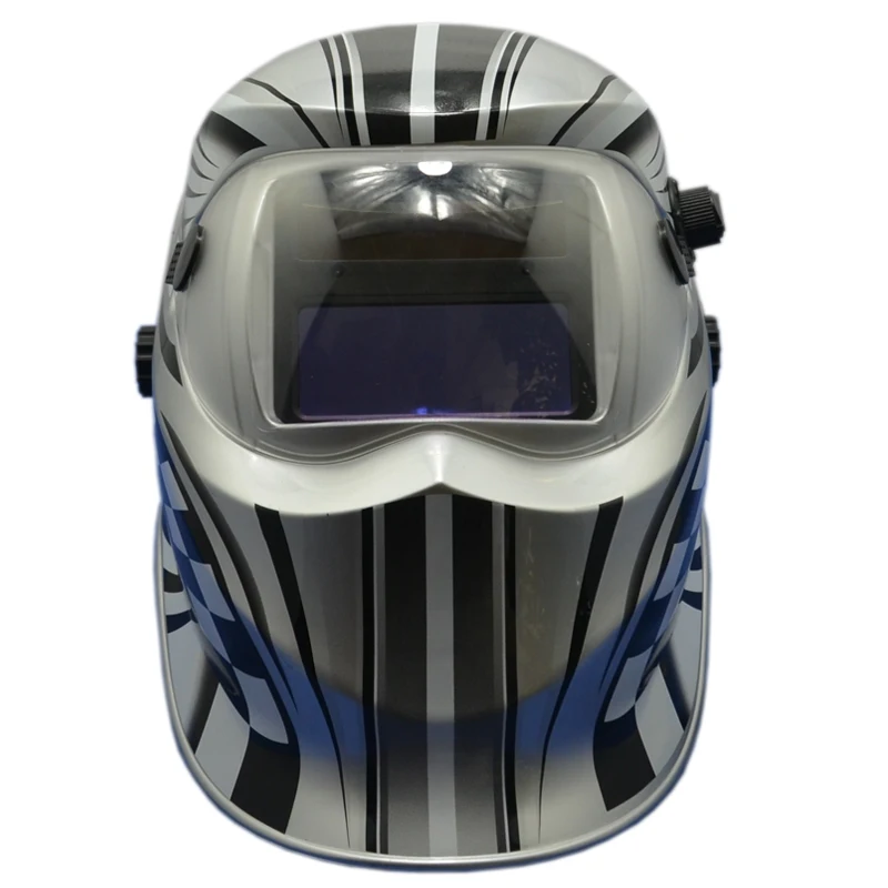 China Welder tool eye protection welding helmet/argon arc welding mask/grinding Welding Helmet TRQ-KD01-2200de with blue gloves