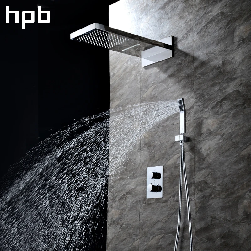 Buy HPB Brass Shower Head Thermostatic Faucets 55x23cm