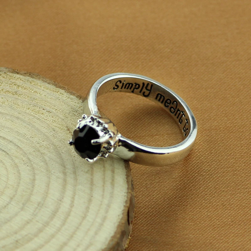 Feimeng ювелирные изделия Кошмар перед Рождеством кольцо Салли и Джек Мы просто должны быть буквенным кольцом для женщин очаровательные ювелирные изделия