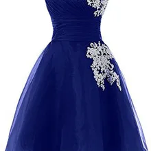 Gardlilac Королевский синий шифон Короткие Homecoming выпускное платье аппликации короткое платье для вечеринки платье подружки невесты