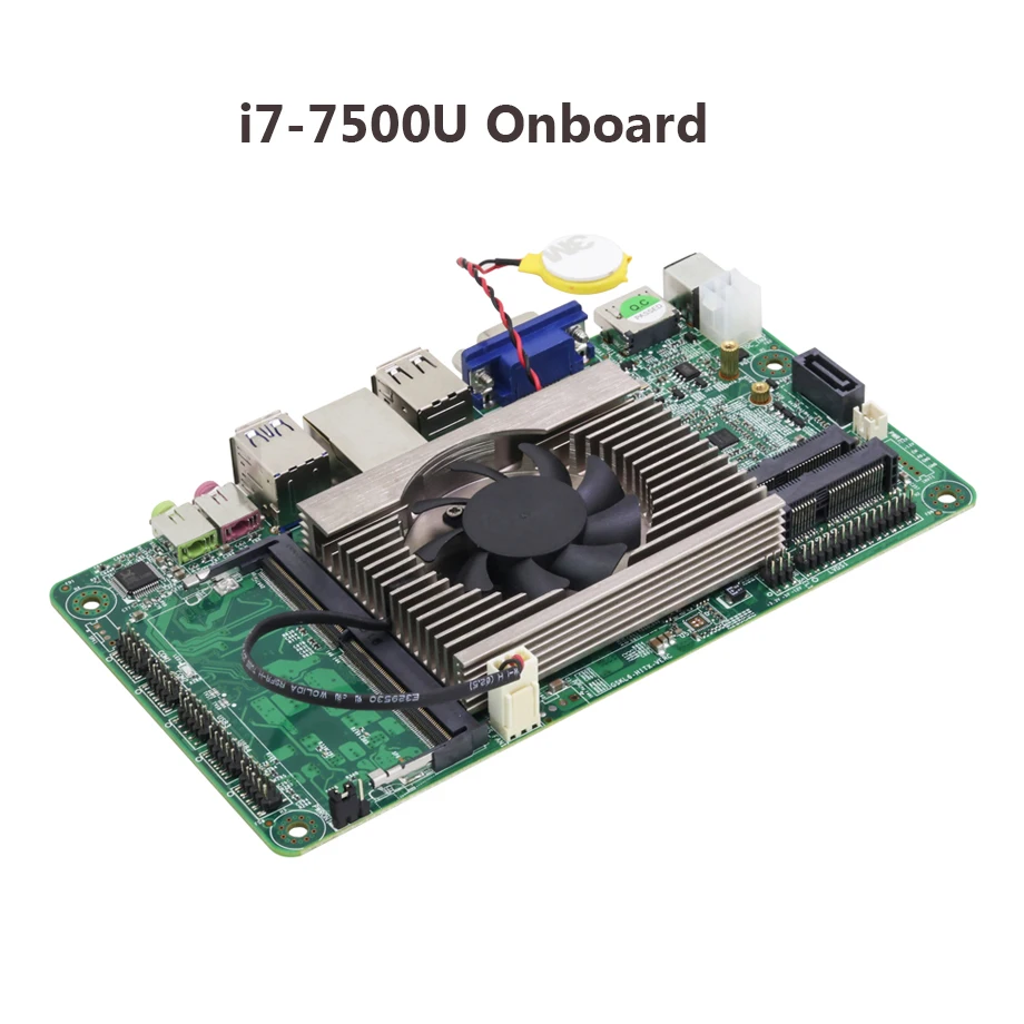 

Desktop Motherboard ITX Intel Core i7 7500U 2.70GHz Onboard CPU ITX Mini DDR4 mSATA SATA Mini PCI-e Mainboard Origial