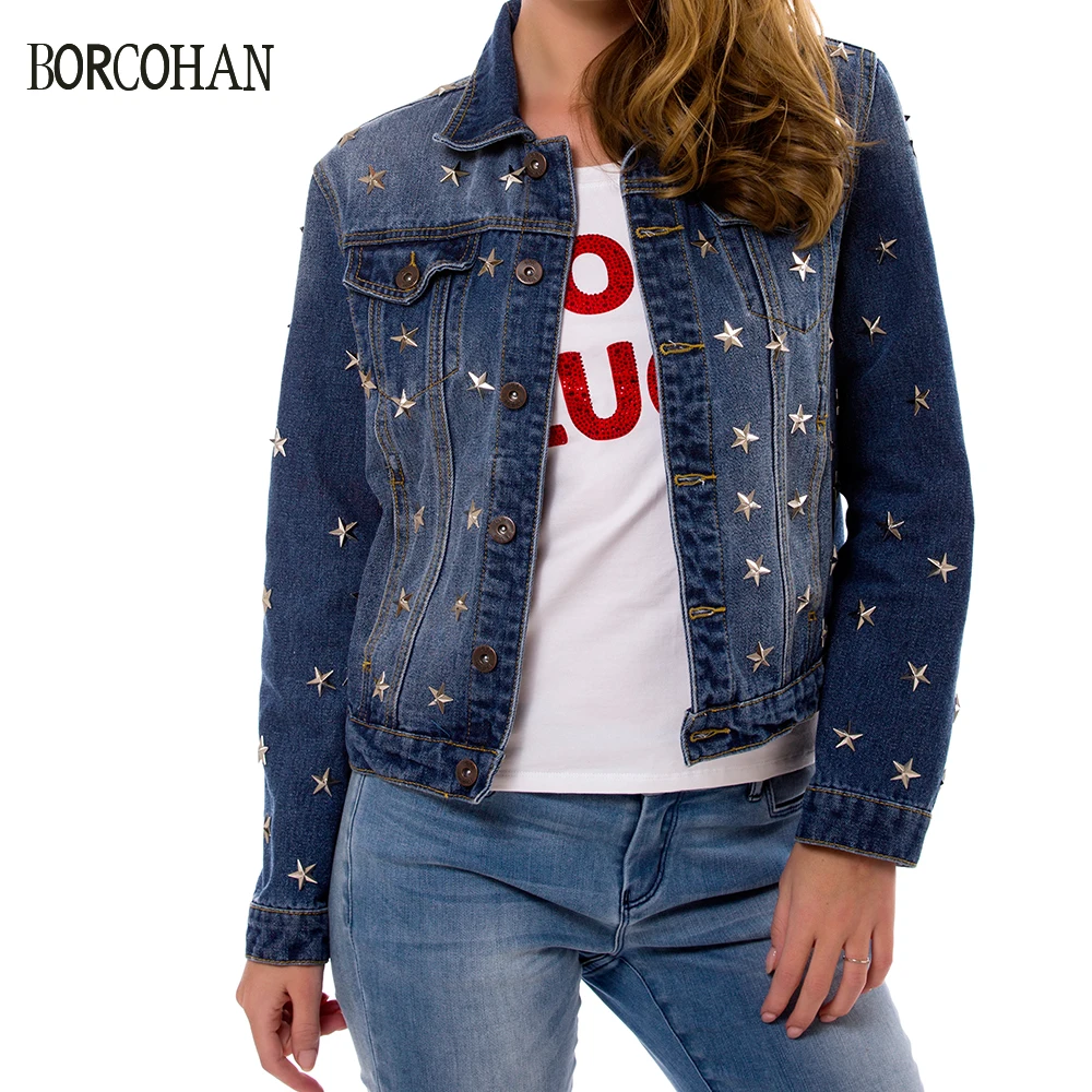 jean jacket with stars