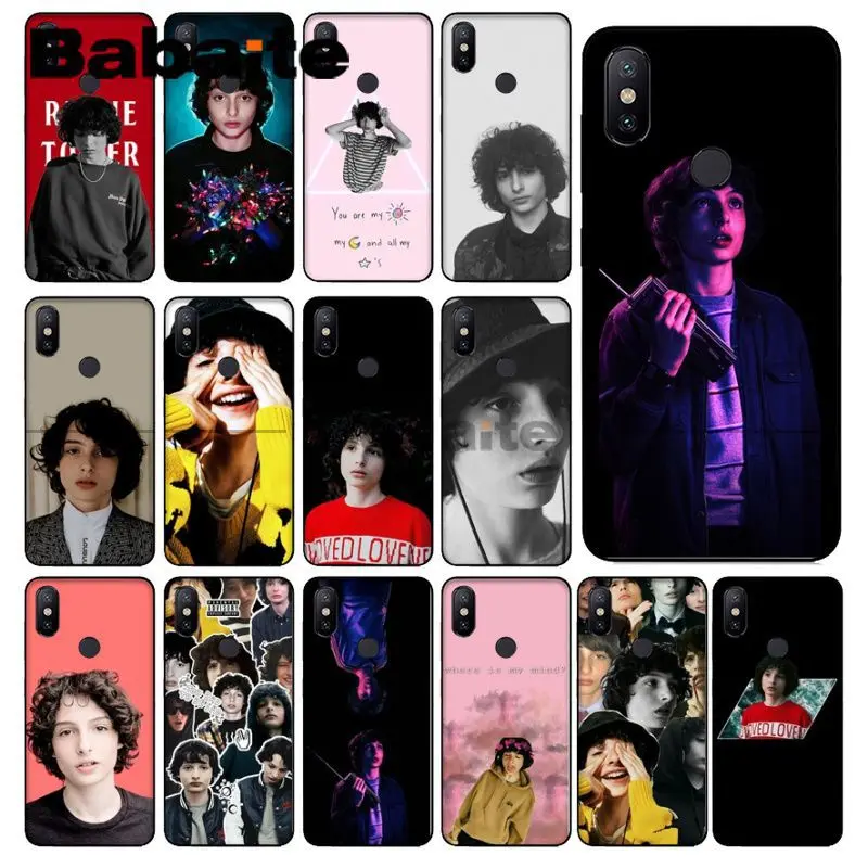 

Babaite Finn Wolfhard Stranger Things DIY Luxury Protector phone Case For redmi 5plus 5A 6pro 4X note5A note4x note7 6A cases