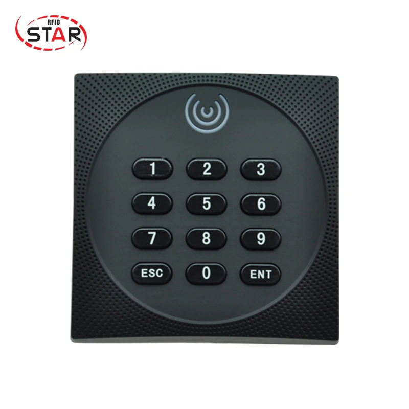 

Free Shipping Wiegand 34 Proximity Smart IC Card Reader rf gate access control card rfid reader 13.56MHz with keypad