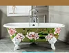 72" CUPC Approval Freestanding Luxury Bathtub Cast Iron Double Ended Enamel Colourful Tub Multi-Color Custom Built 1028A 1