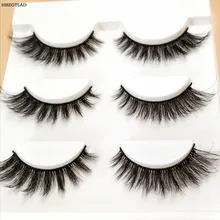 Hbzgtlad ручной работы Новые 3D норковые накладные ресницы натуральные длинные завивки мягкие ресницы профессиональные инструменты для макияжа