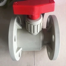 DN100 ПВДФ шаровой кран, клапан