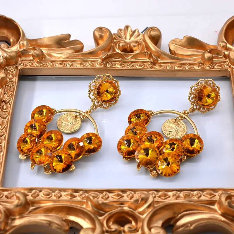 Fashion hollow long earrings for women