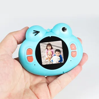 

Rechargeable Cartoon Frog Camera Toys Mini Camera Children Digital Video Camera For Kids Gifts