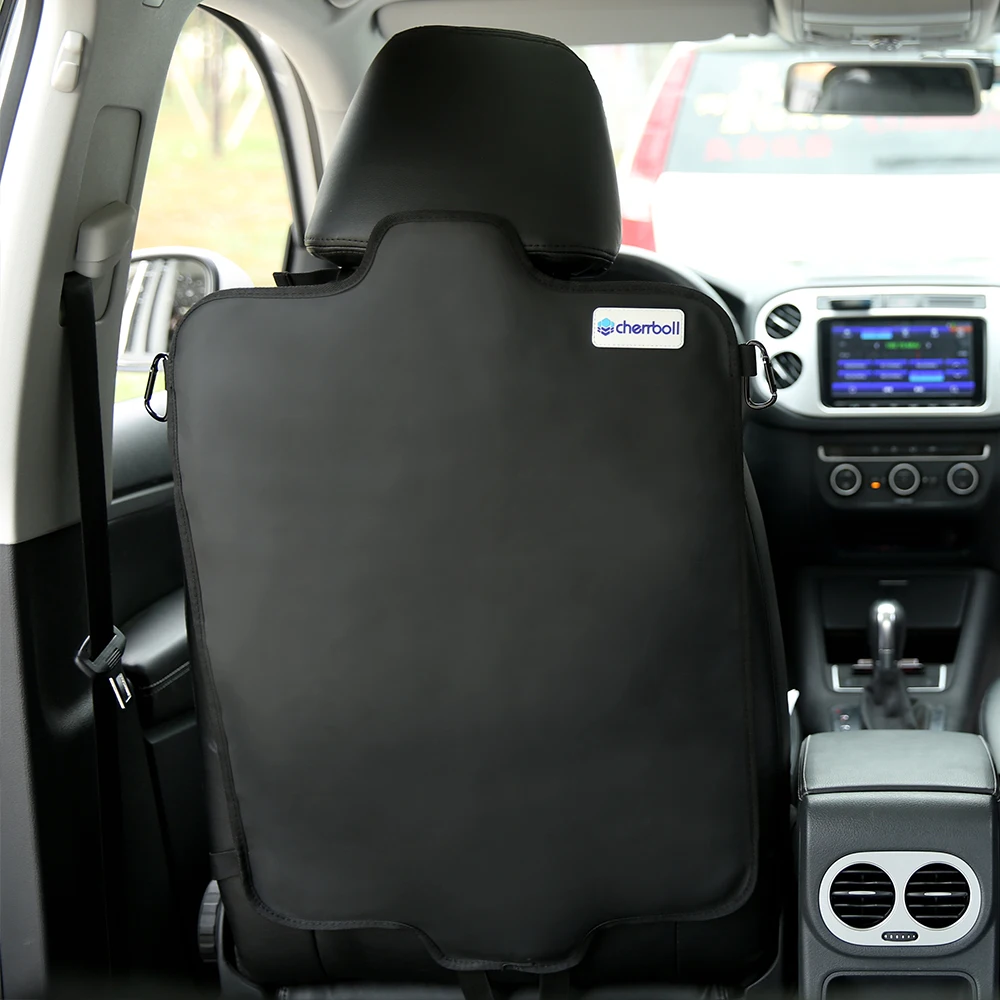 Cheap Cherrboll PU Oxford Cloth Anti Kicking Pad Protective Car Seat Back Bag Car Accessories For Scuff Dirt Protection Interior