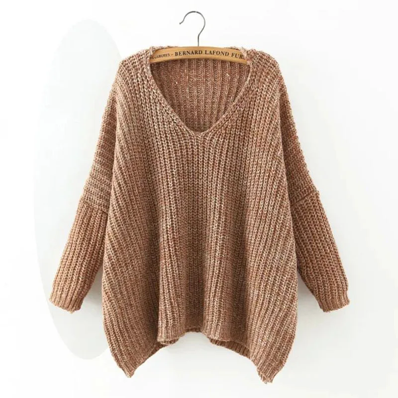 Kaufen 2019 herbst Neue frauen Pullover Fledermaus Ärmel Große Lose Hemd Bodenbildung Pullover Weibliche Pullover Tops TC73401020035