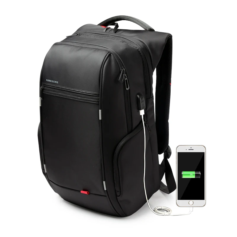 Prix pour Kingsons Marque 13.3, 15.6 17.3 pouce Étanche Anti-vol Ordinateur Portable Sac À Dos pour Hommes Femmes Externe USB Charge ordinateur portable Sac Prix pour Kingsons Marque 13.3, 15.6 17.3 pouce Étanche Anti-vol Ordinateur Portable Sac À Dos pour Hommes Femmes Externe USB Charge ordinateur portable Sac