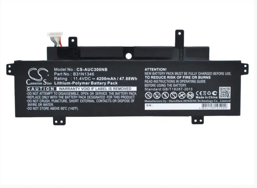 

Cameron Sino 4200mAh battery for ASUS C300MA-DB01 Chromebook C300 C300M C300MA 0B200-01010000 B31N1346