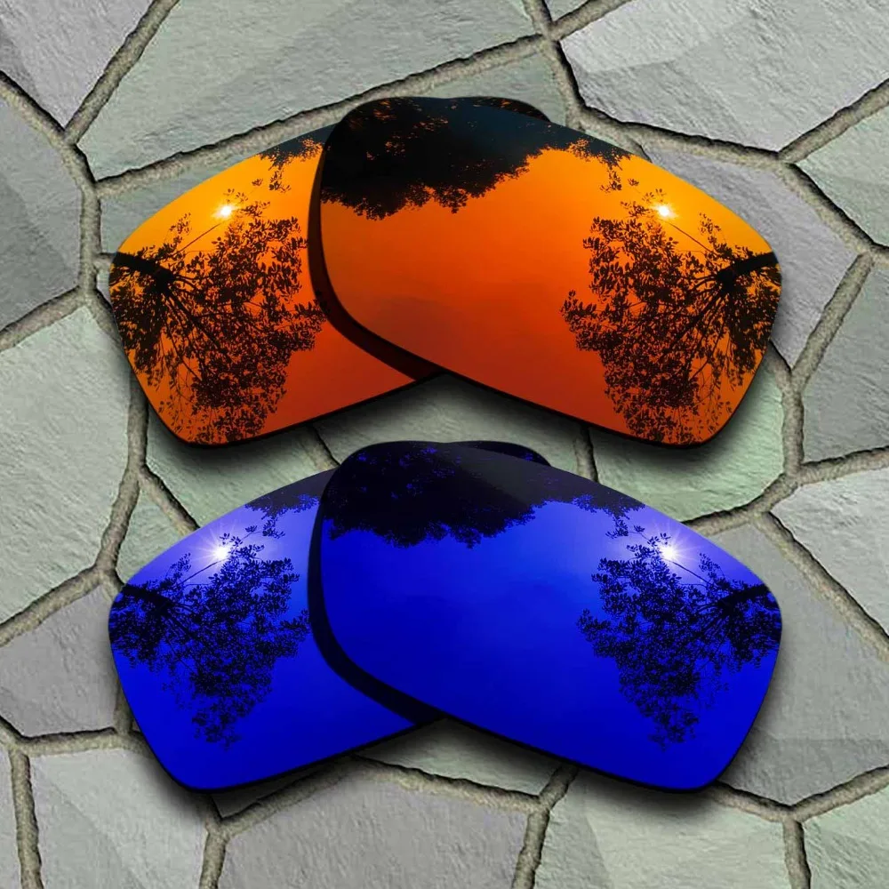 Красные оранжевые и фиолетовые синие солнцезащитные очки поляризованные