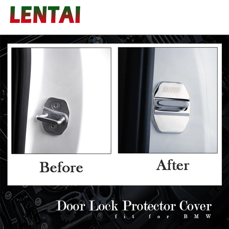

LENTAI Auto Car Door Lock Stopper Cover Stickers Styling For BMW X1 X3 X5 X6 E36 E39 E46 E30 E60 E92 F10 F11 E90 E61 F20 F48