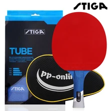 STIGA pro tube 5 étoiles raquette de tennis de table qualité Ping-Pong raquettes Tennis de Table Raquete ITTF approuvé picots en caoutchouc(China)