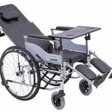 Первая помощь реабилитация инвалидных колясок hbl10-bq алюминиевый сплав искусственная кожа ремешок для туалета полный диапазон обеденный стол складной стул