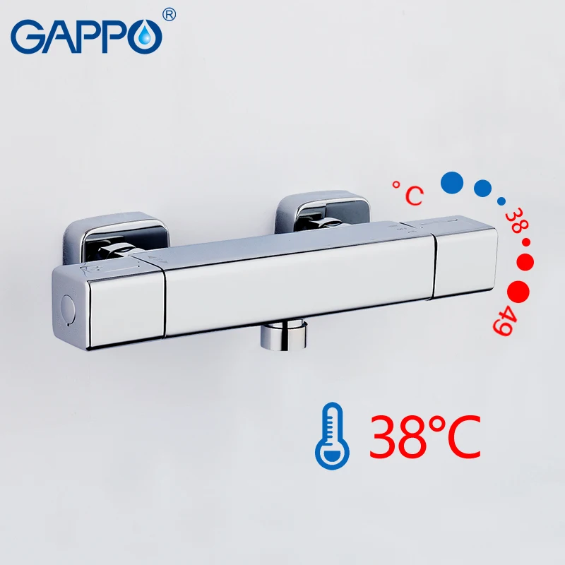 GAPPO смеситель для ванной комнаты Термостатический смеситель для душа смеситель для ванной комнаты Смеситель для ванны с термостатом набор для душа Душевая система