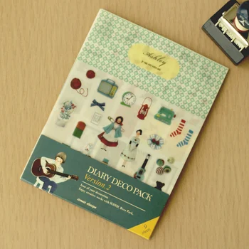 

12 pack/Lot Fresh daily life Version 2 Diary decorative stickers for notebook diaries tape Stationery school supplies F935