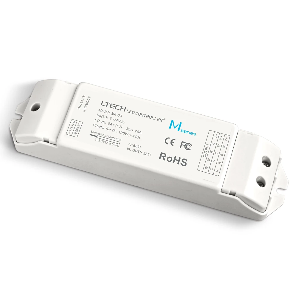 LTECH DC 12 V 24 RF дистанционная беспроводная сенсорная панель затемнения 5A * 4CH 480 W 4 Chanels