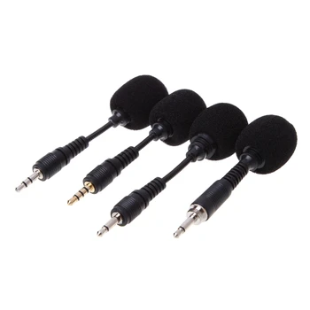 

Microphone Mobile phone Mini 3.5mm Interface Flexible Microphone Stereo For iPhone Android Jack Speaker