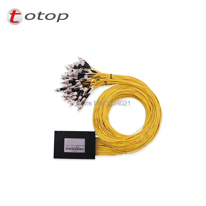 

PLC Splitter 1x64 FC Singlemode ABS PLC splitter Fiber Optic Fiber Fiber pigtailed FC 1260/1650nm wavelength