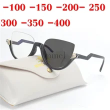 Фотохромные солнцезащитные очки с переходом кота, близорукость, очки для близорукости, очки для женщин, компьютерные оптические очки, рамка NX