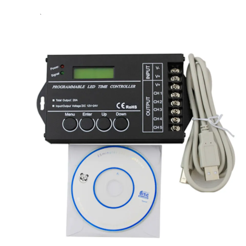 TC421 TC420 Wi Fi Время программируемый 5 канала led контроллер tc420 время для 5050 3528 5630