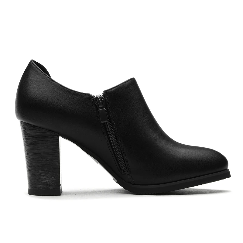 Г., модные брендовые женские ботильоны обувь martin на высоком квадратном каблуке женские вечерние туфли-лодочки для танцев классические кожаные ботинки YG-B0067