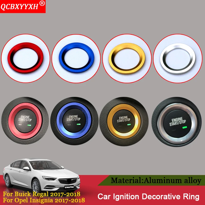 QCBXYYXH Carstyling нажимное кольцо крышка выходного ключа зажигания декоративное для Buick