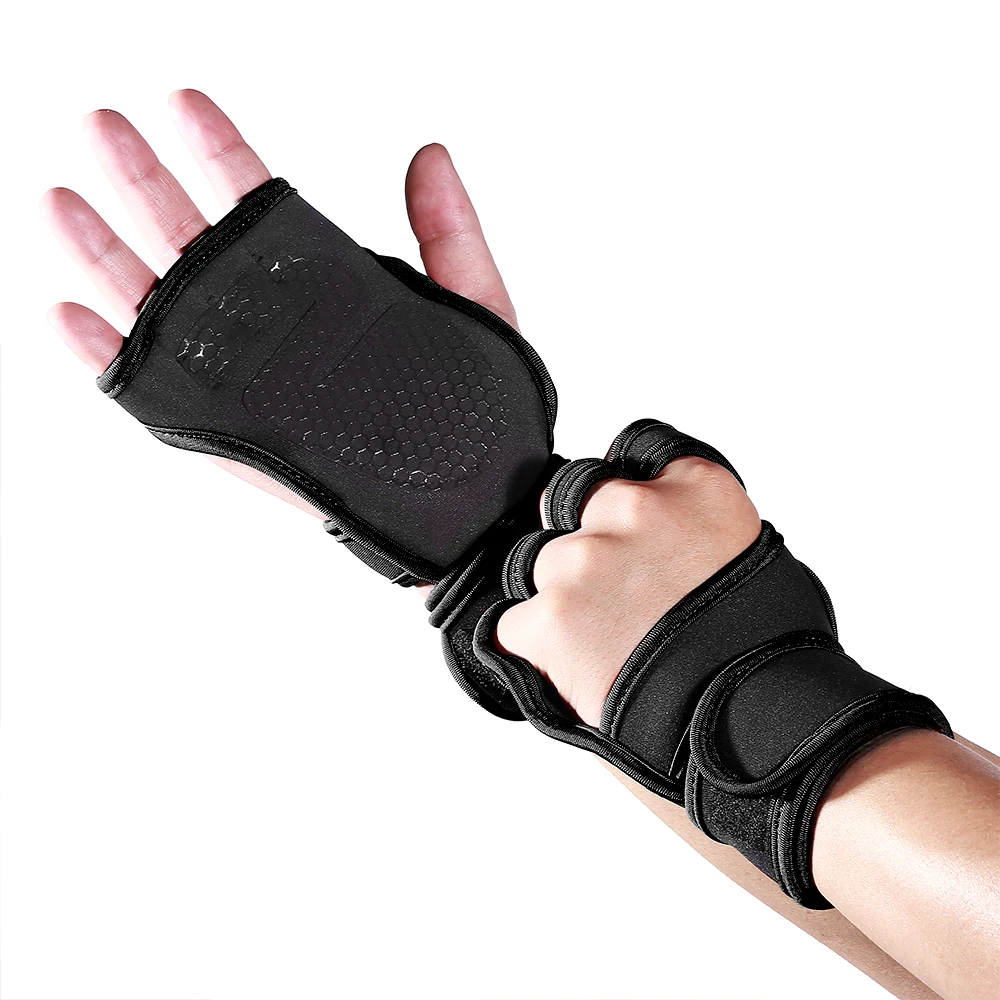 Gym Gloves Weight Lifting Training Gloves Women Men Fitness Sports Body Building Gymnastics Grips Gym Hand Palm Protector