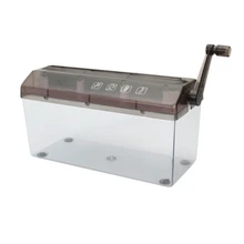 Mini Shredder Destroyer Paper Documents Cutting Machine Shredder Manual Hand Paper Shredders Document File Tool For School Off