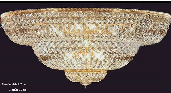 Phube Lighting Large Foyer Entryway Crystal Ceiling Light French Phube Lighting Large Foyer Entryway Crystal Ceiling Light French Empire Gold Flush Mounted