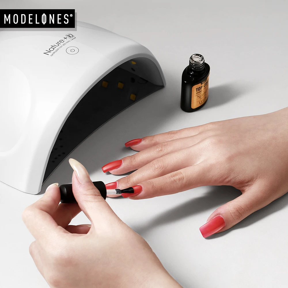 

Modelones 24W LED UV Lamp Nail Dryer 12LED Nail Light Nails Gels Manicure Machine with Timer Button USB Connector Nail Art Tools