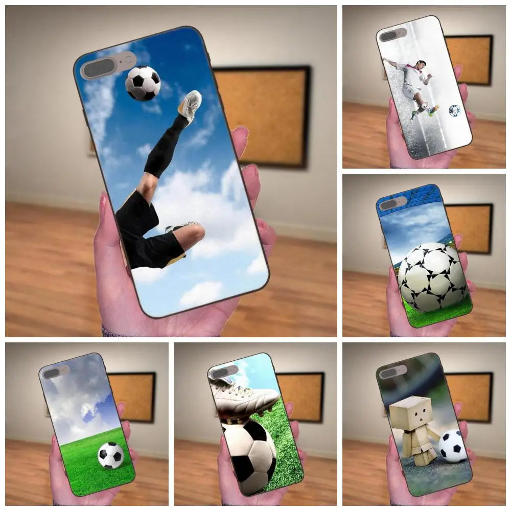 Soccer Football R Мягкий чехол для телефона Apple iPhone X XS Max XR 4 4S 5 5S SE 6 6S 7 8 Plus|Чехлы-накладки| |