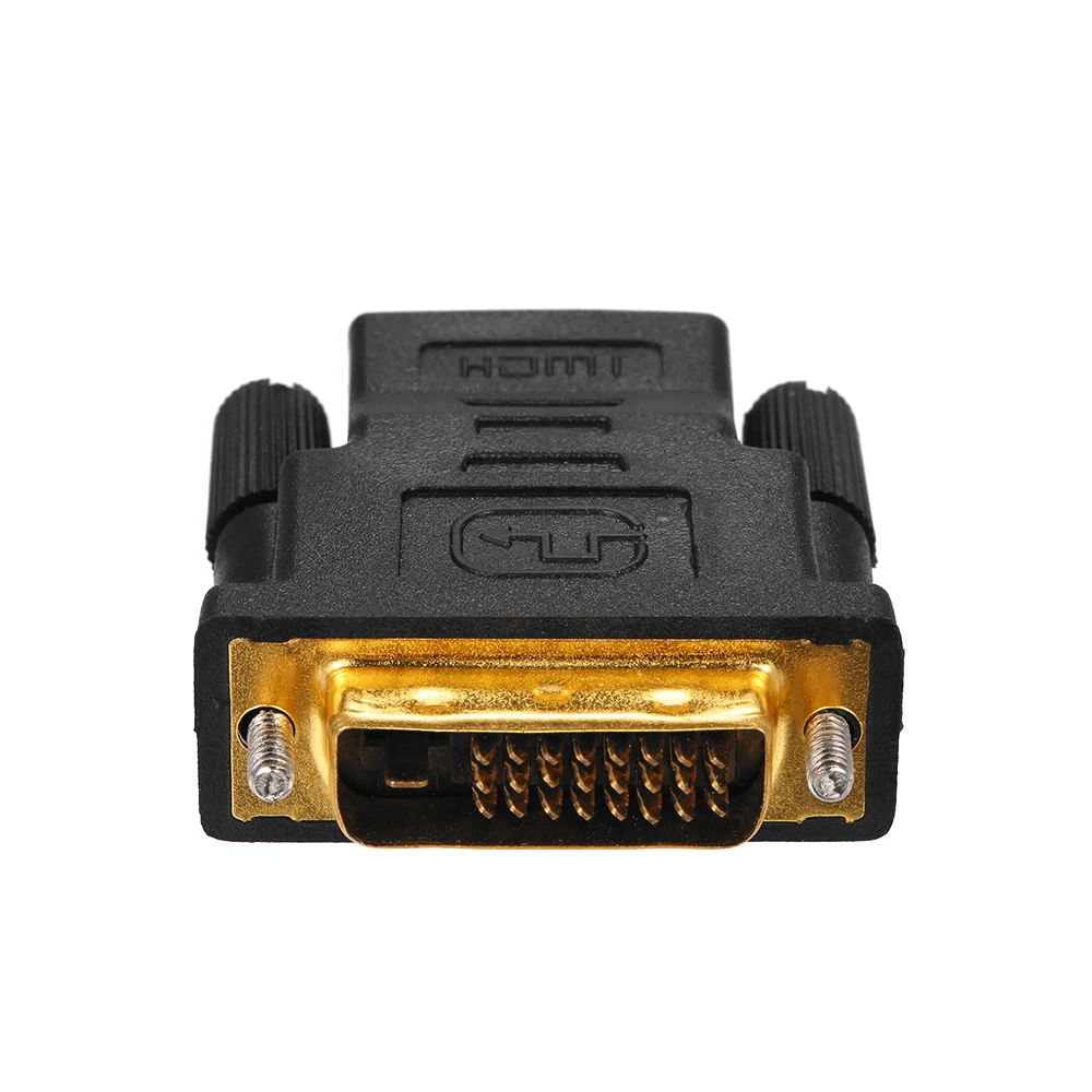 Адаптер DVI D к HD 1080P позолоченный конвертер 24 + 1 Pin штырь гнездо для PS4 ПК проектора