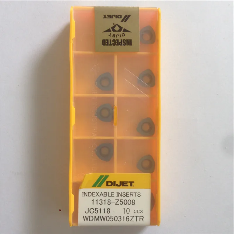 

WDMW050316ZTR JC8015/JC5118/JC8118 original DIJET carbide insert turning tool 10PCS/LOT free shipping