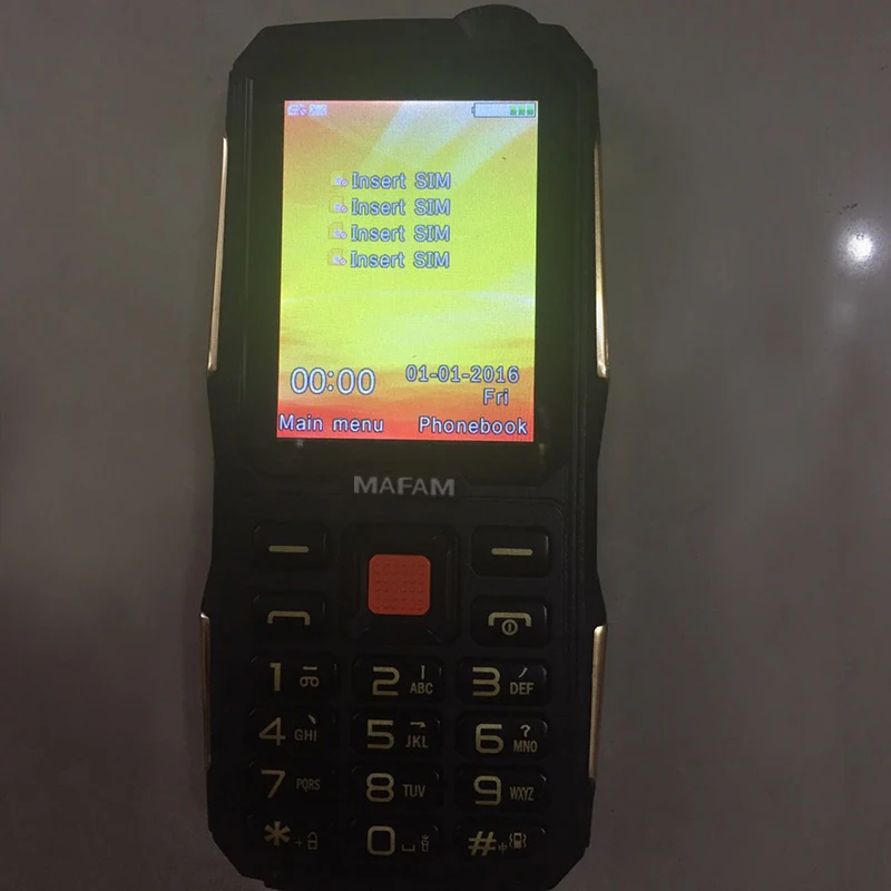 Купить MAFAM m1 4 сим-карты 4 резервный мобильный телефон quad sim ...