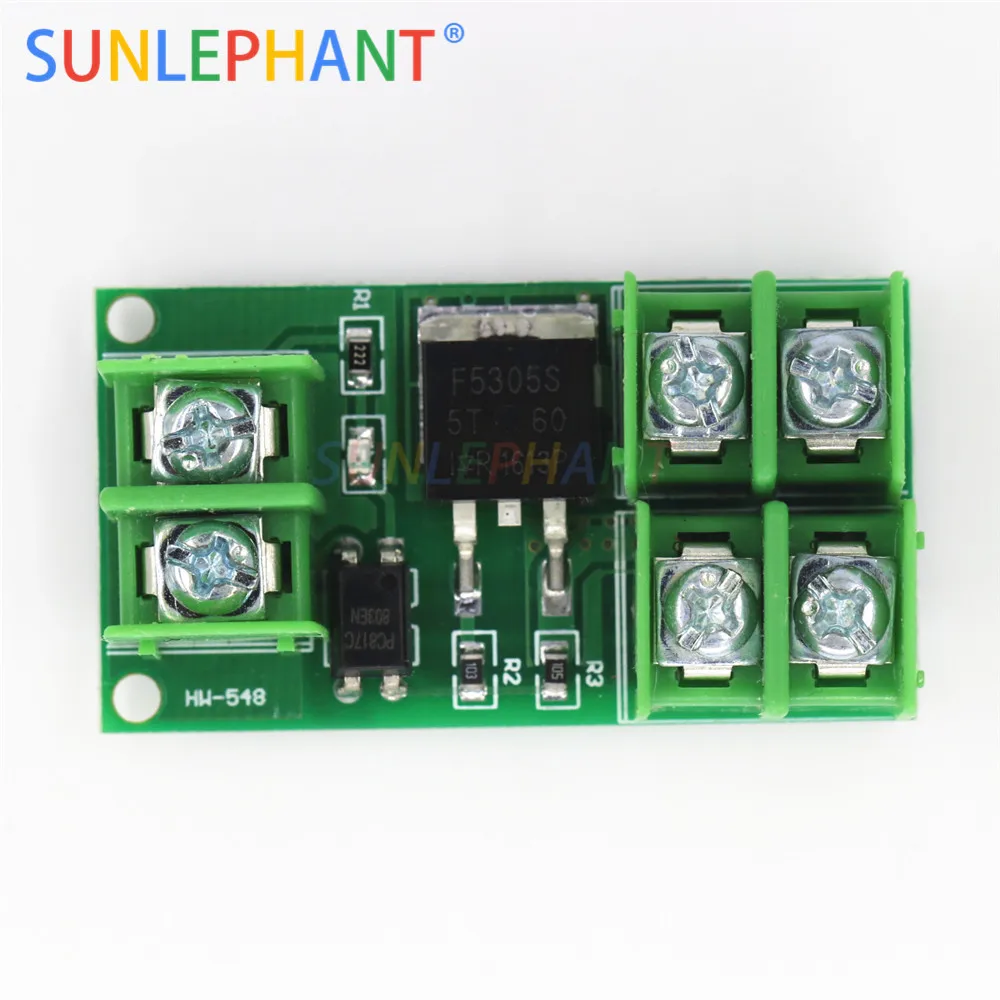 

Electronic switch control board pulse triggered switch module DC control MOS field effect Optocoupler