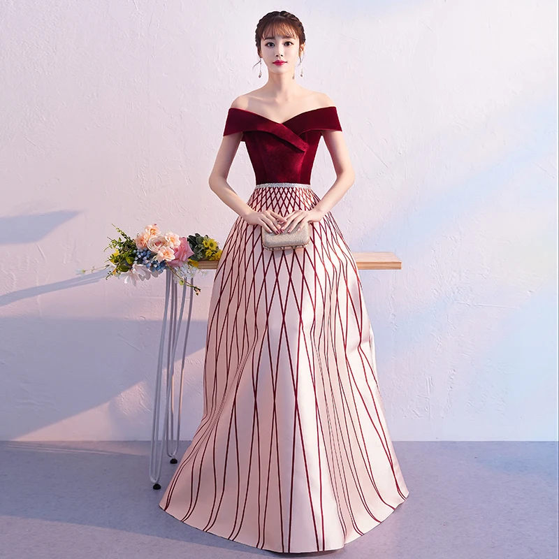 Платье для свадьбы 2019 Vestidos с открытыми плечами Элегантное Длинное платье