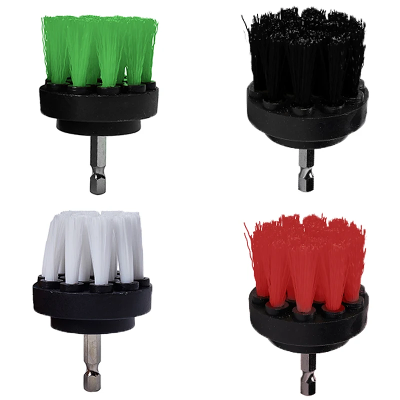 

2 3.5 4 5inch Drill Power Scrub Clean Brush For Leather Plastic Wooden Furniture Cleaning Power Scrub, Mutiple Colors