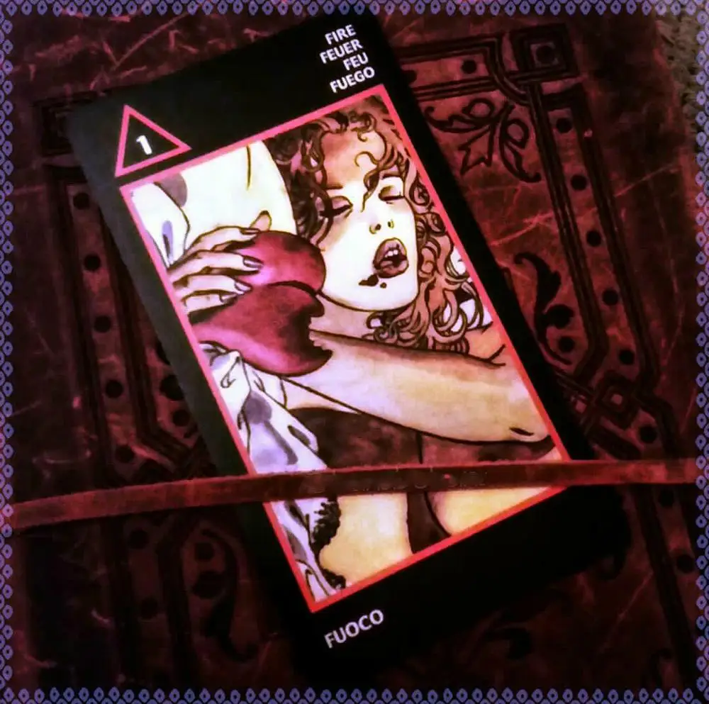 

78+2pcs 100% Original English version Manara Erotic Tarot cards set boxed playing card tarot cards game