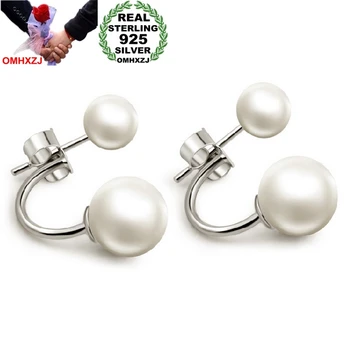 

OMH wholesale Fashion jewelry Female sea pearl of temperament 925 sterling silver Stud earrings YS21