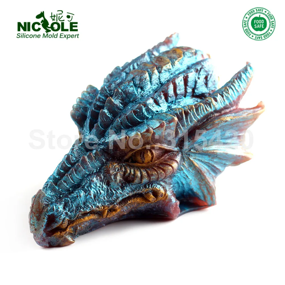 Buy Homemade 3D Dragon Silicone Molds For Soap