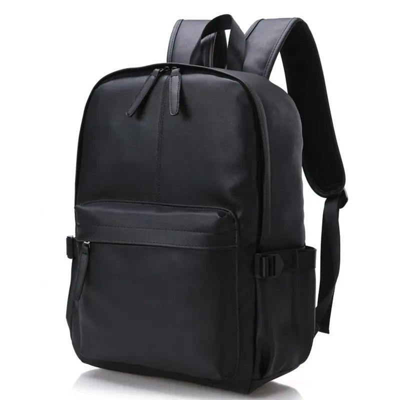 2017 Men Leather Backpack High Quality Youth Travel Rucksack School Book Bag Male Laptop ...