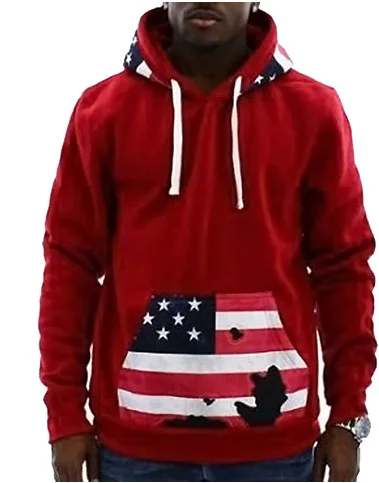 Men Hooded Sweatshirt 2017 USA Flag Printed Sweatshirts for Mens Pullover Hoodies Clothes Man Cool Hoodies Tracksuit T291