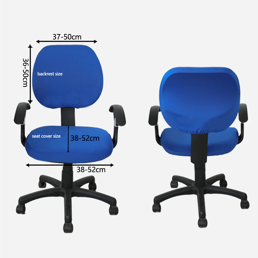 spandex elastic fabric seat covers for computer chairs office chairs
