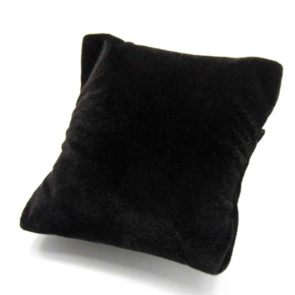 5pcs Black Pillow Cushion Jewelry Packaging Sponge Covers Decorative